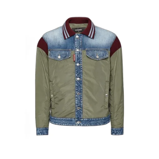 Dsquared2 Panelled Bomber Jacket