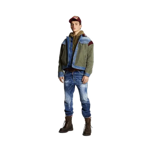 Dsquared2 Panelled Bomber Jacket