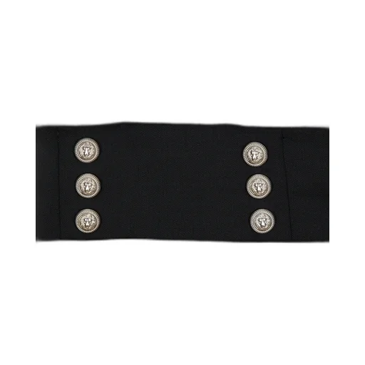 Balmain Kids Button Embellished Fitted Dress