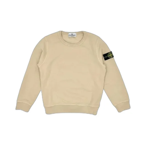Stone Island Junior Logo Patch Crewneck Sweatshirt