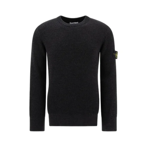 Stone Island Logo Patch Crewneck Jumper