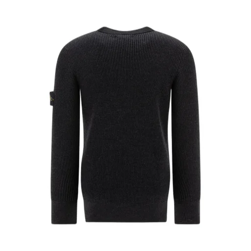 Stone Island Logo Patch Crewneck Jumper