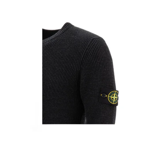Stone Island Logo Patch Crewneck Jumper