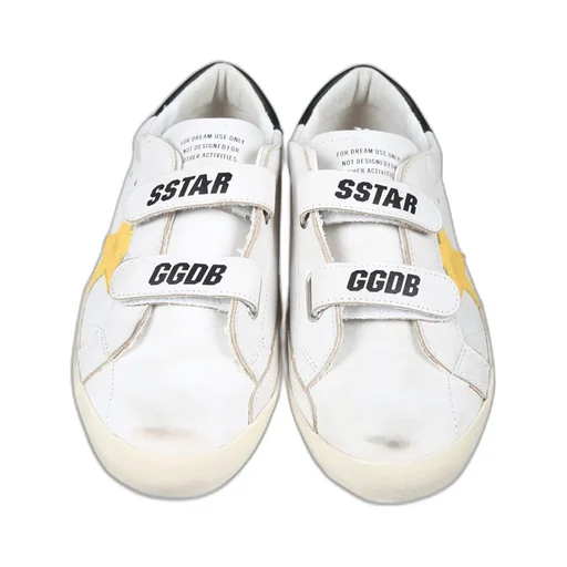 Golden Goose Kids Old School Round-Toe Sneakers
