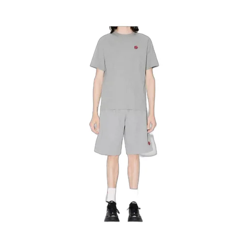 Embroidered Shorts In Cotton Boke Flower