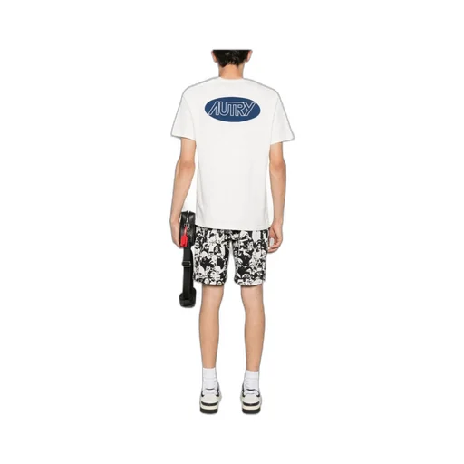 Logo-Stamp Cotton T-Shirt