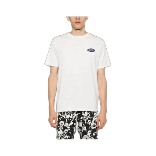 Logo-Stamp Cotton T-Shirt