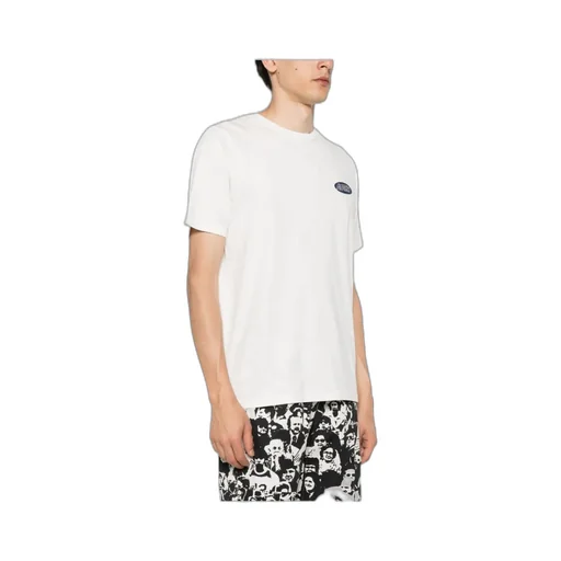Logo-Stamp Cotton T-Shirt