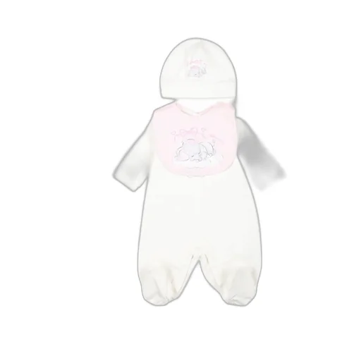 Elephant-Print Babygrow Set