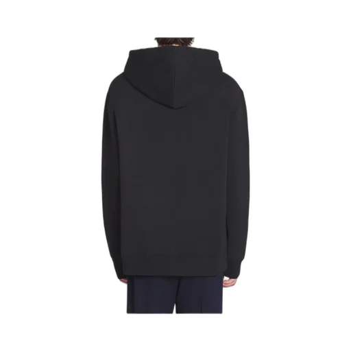 Lanvin Logo-Embroidered Drawstring Hoodie