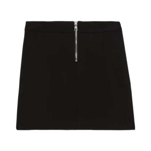 Balmain Kids Logo-Embossed High-Waist Skirt