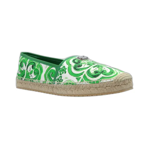 Dolce & Gabbana Majolica Printed Espadrilles
