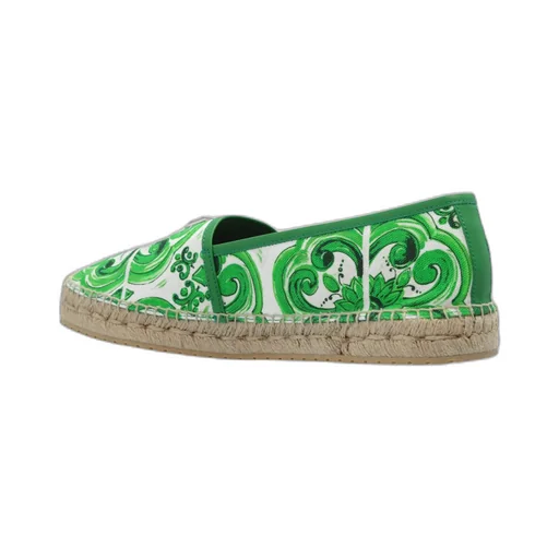 Dolce & Gabbana Majolica Printed Espadrilles