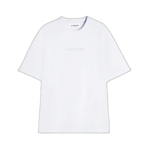 Lanvin Logo Embroidered Crewneck T-Shirt
