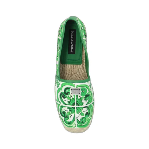 Dolce & Gabbana Majolica Printed Espadrilles