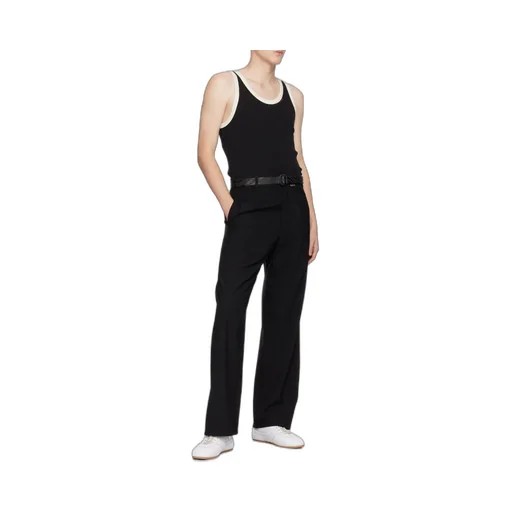 Marni Logo Embroidered Tailored Trousers