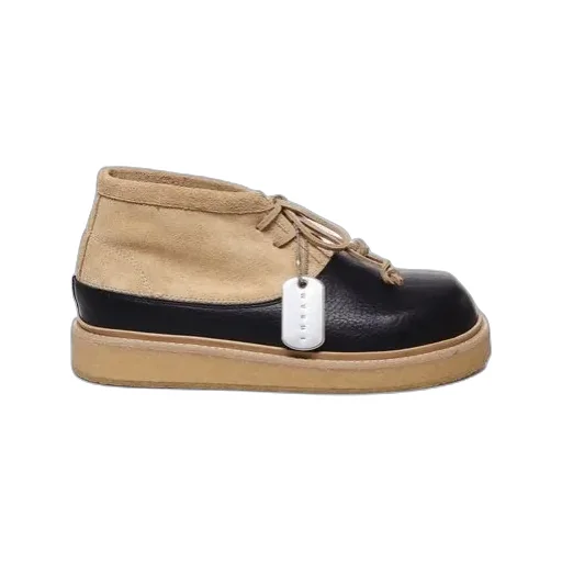 Marni Round Toe Panelled Boots