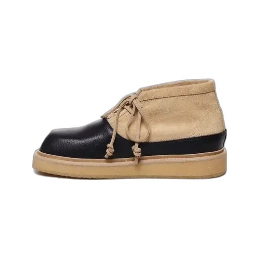 Marni Round Toe Panelled Boots