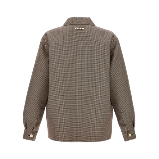 Marni Button Down Houndstooth Jacket