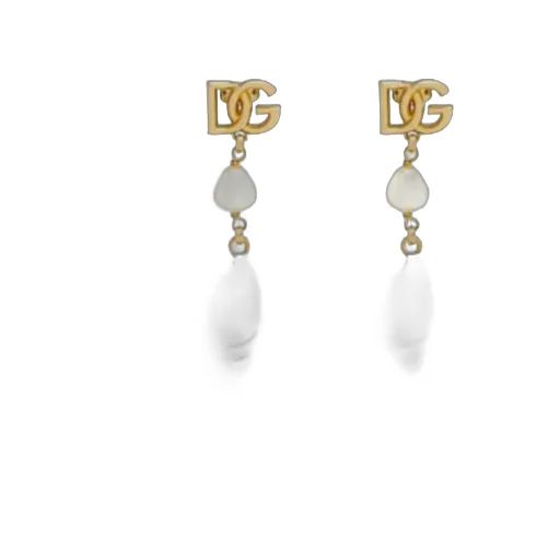 Dolce & Gabbana Dg Logo Lettering Earrings