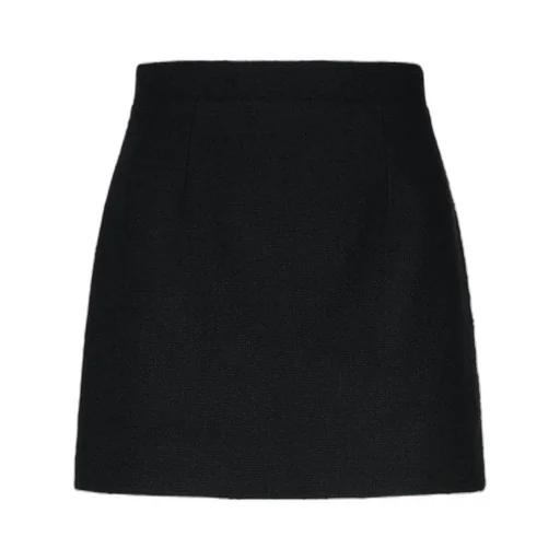 Patou High-Waist Tweed Mini Skirt