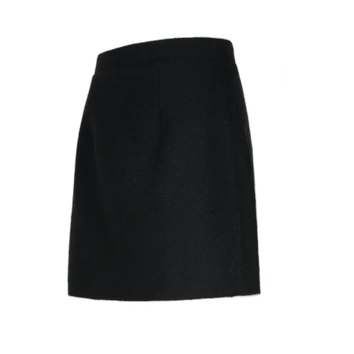 Patou High-Waist Tweed Mini Skirt