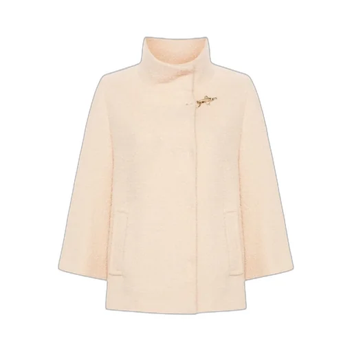 Fay Long-Sleeved Blend Cape