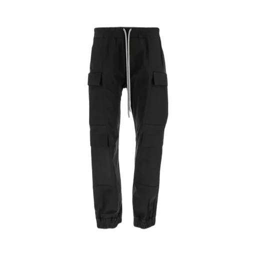 Rick Owens Straight-Leg Drawstring Cargo Trousers