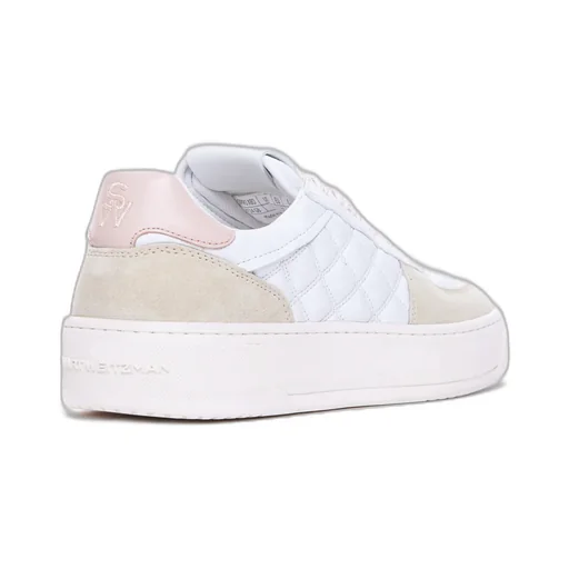 Stuart Weitzman Logo Embroidered Lace-Up Sneakers