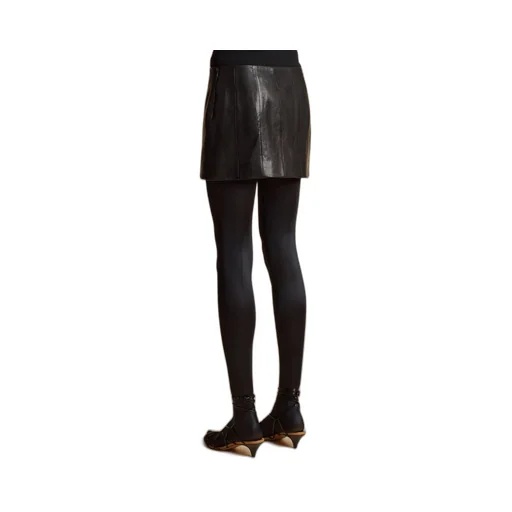 Khaite Meelar Panelled Mini Skirt