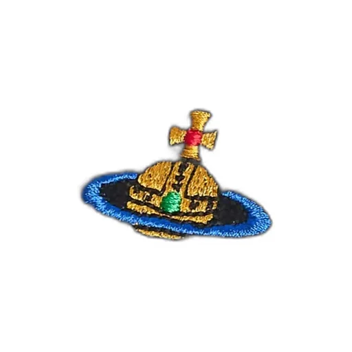 Vivienne Westwood Orb Embroidered Knit Polo Top