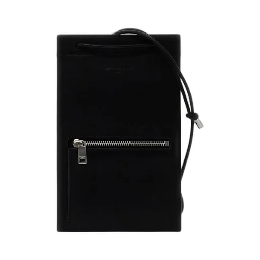 Saint Laurent Paris Zip Detailed Card Holder