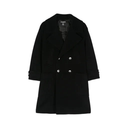 Double-Breasted Felted Coat