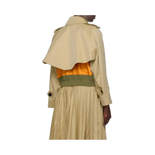 Sacai Layered Button Detailed Jackets