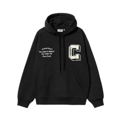 Carhartt Wip Brown Ducks Drawstring Hoodie