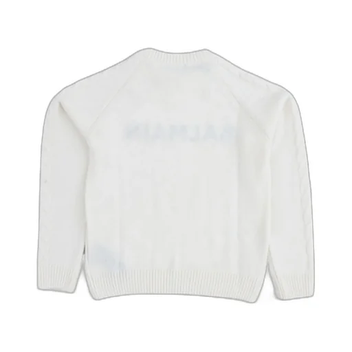 Balmain Kids Logo-Embroidered Crewneck Jumper