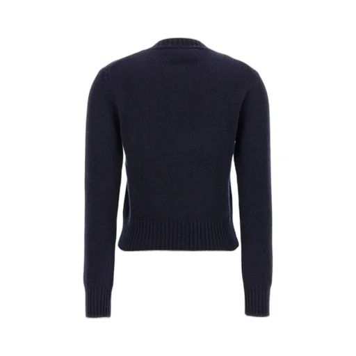 Ami Long Sleeved Crewneck Knitted Jumper