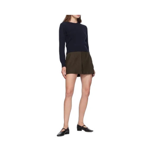Ami Long Sleeved Crewneck Knitted Jumper
