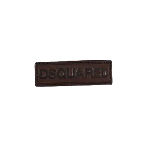Dsquared2 Logo Patch Knitted Scarf