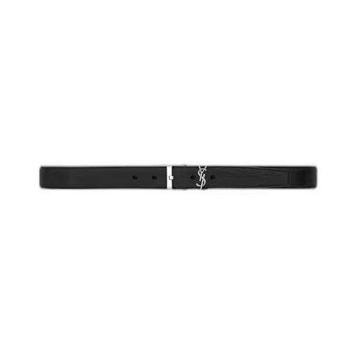Saint Laurent Cassandre Logo Plaque Belt