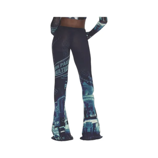 Pigalle-Print Flared Trousers