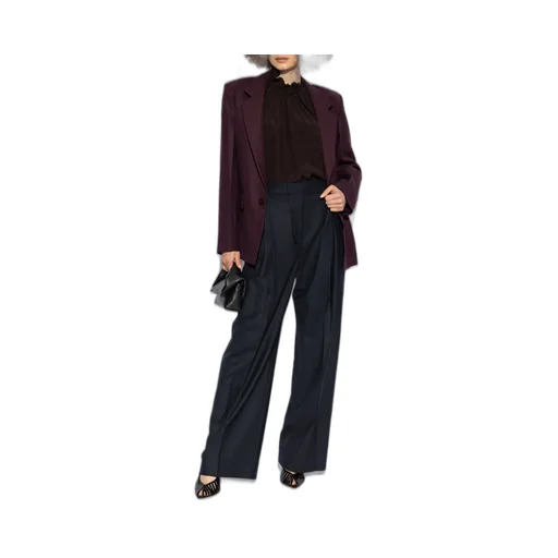 Draped Silk Blouse