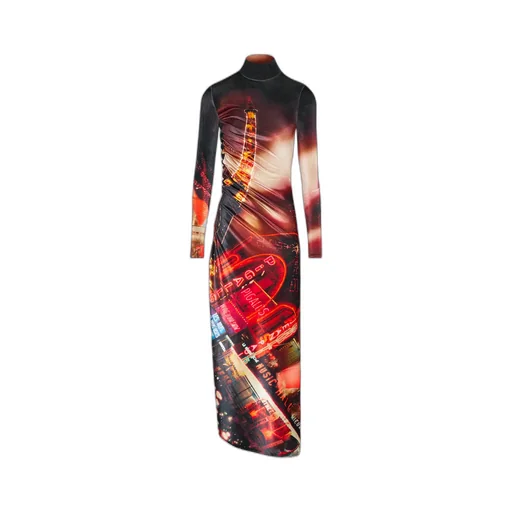 Pigalle Velvet Maxi Dress