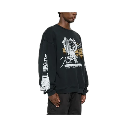 Graphic-Print Cotton Sweatshirt