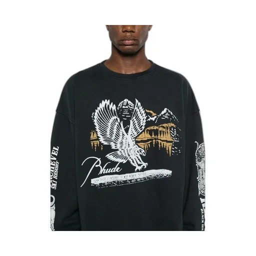 Graphic-Print Cotton Sweatshirt