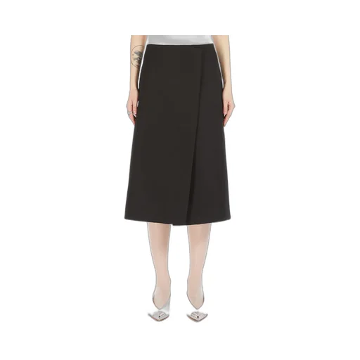 Sportmax Low-Rise Wrap A-Line Skirt