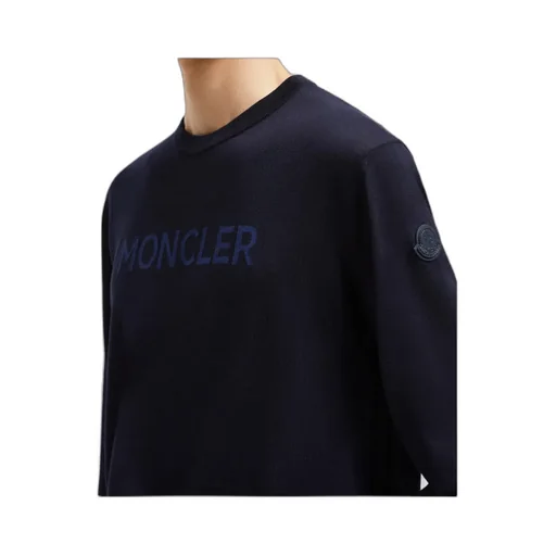 Moncler Logo Patch Knitted Jumper
