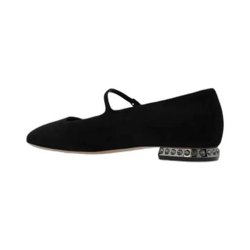 Casadei Buckle Square Toe Strapped Pumps