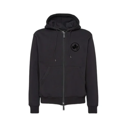 Dsquared2 Maple Leaf Cool Fit Zipped Hoodie