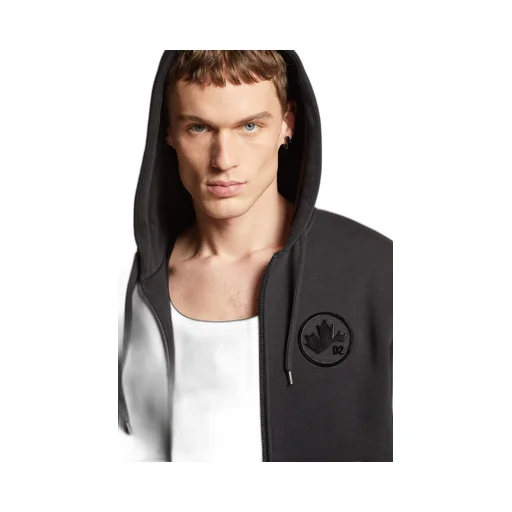 Dsquared2 Maple Leaf Cool Fit Zipped Hoodie